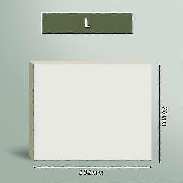 Transparent Waterproof PET Memo Sticky Notes - 50 Sheets