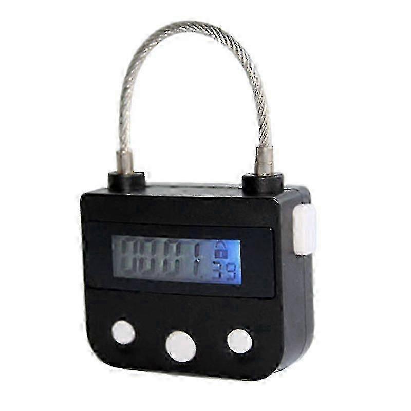 Multi-Function USB LCD Display Metal Electronic Rechargeable Timer Padlock