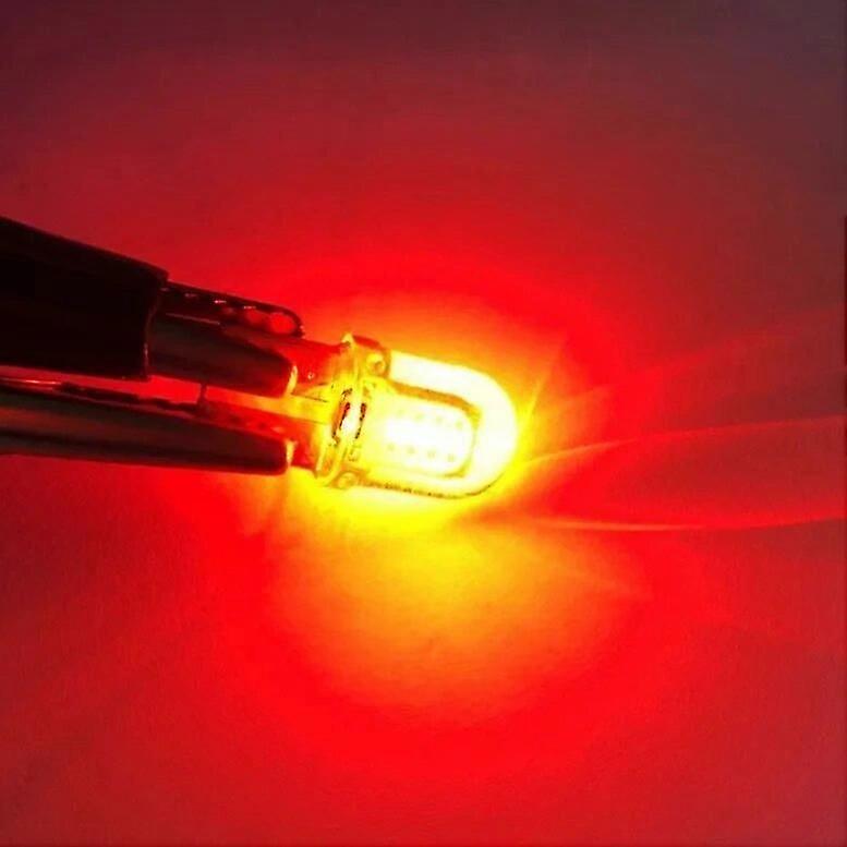 2025 Neuestes Modell 10pcs T10 W5W Glühbirne 12V LED Nummernschild Licht COB T10 LED