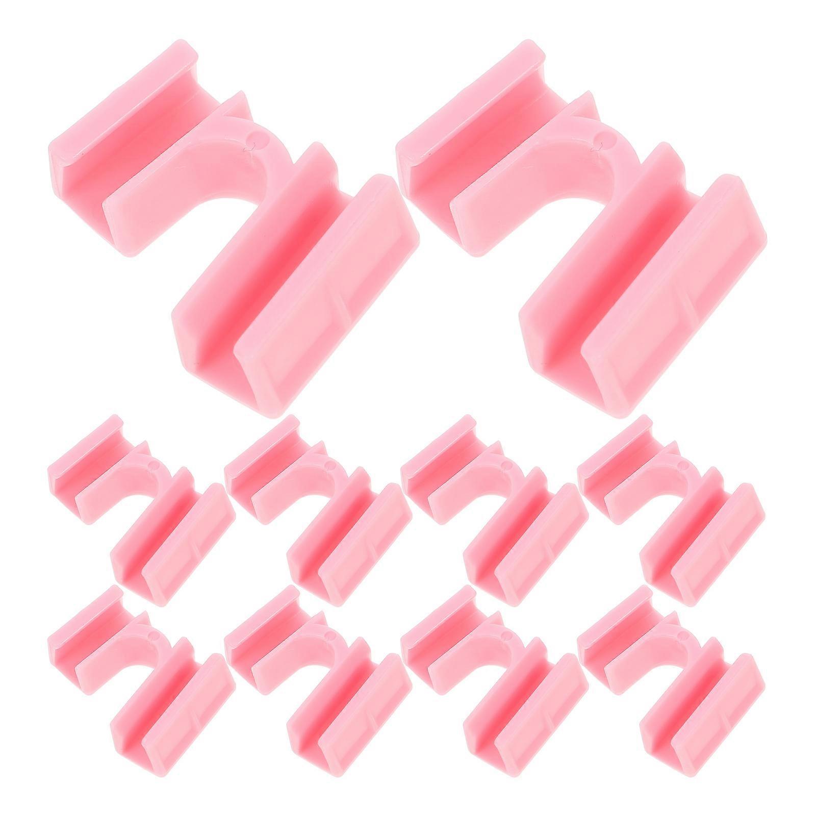 Chopstick Helper For Beginners Practice Clips Rectangular PE Material Daily Use 10Pcs