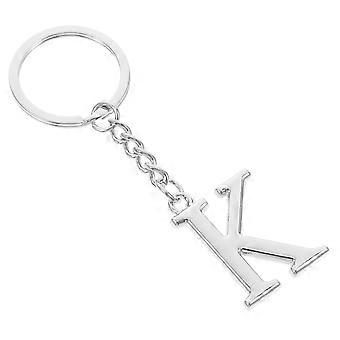 Initial Keychain Charm Letter Shape Simple Elegant Metal Keychain For Daily Use Women 1Pack