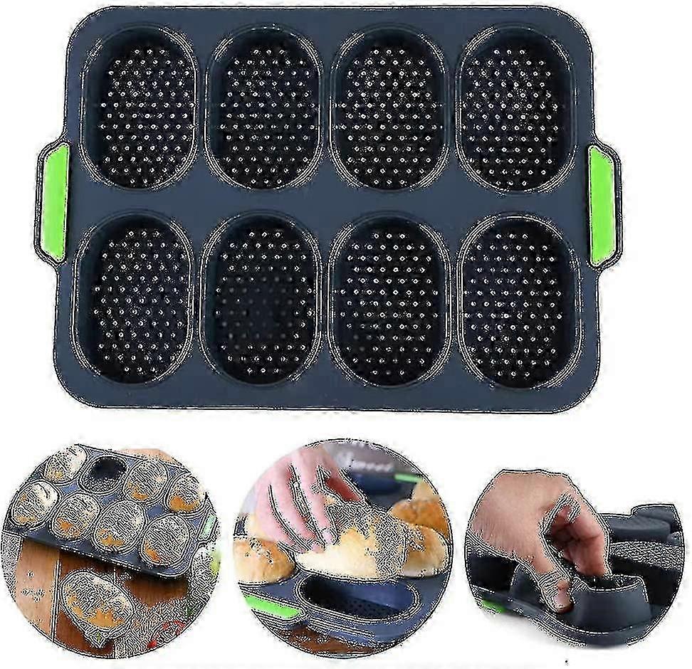 French Bread Baking Pan Silicone Bread Mold Baking Pan Non-stick kit