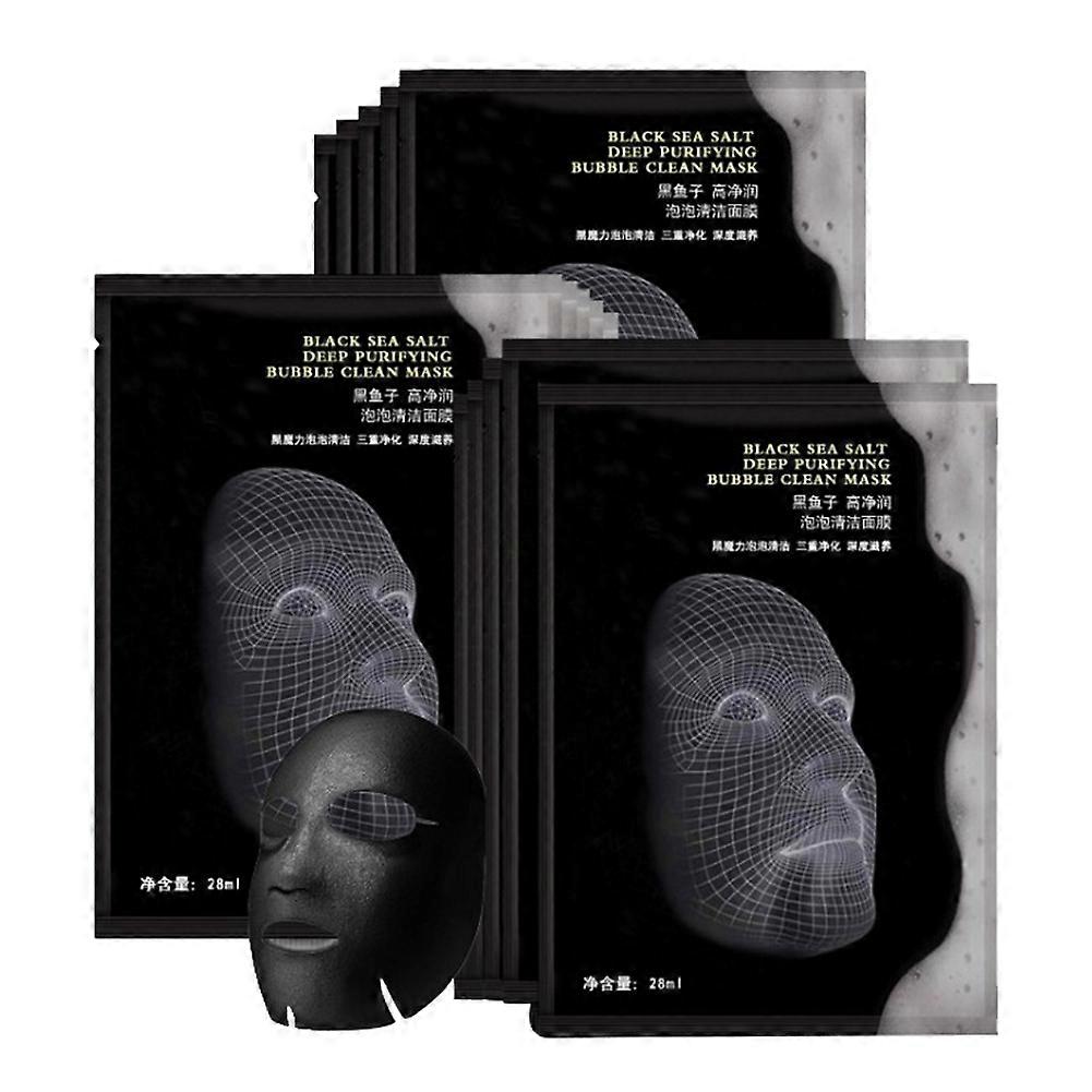 28ml x 5pcs Bubble Facial Mask Face Moisturizing Nourishing Deep Pore Cleansing Mask
