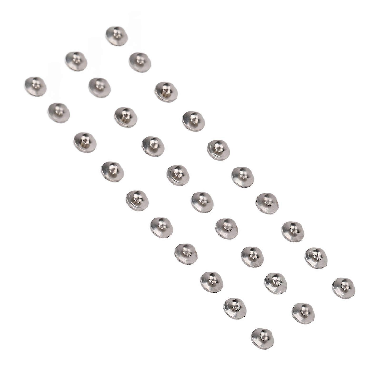 30pcs Dental Orthodontic Bondable Stainless Steel High Adhesive Strength Dental Care Buccal Tube