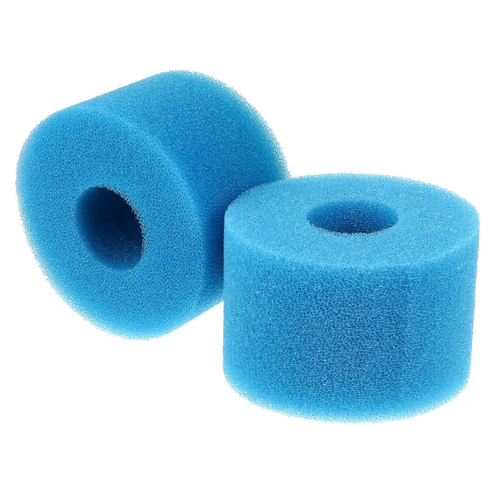2pcs Replacement Sponge For Swimming Pool Filter Washable Reusable Cartridge Cleaner For Spa Hot Tub And Fish Tank Efficient Pool Maintenance