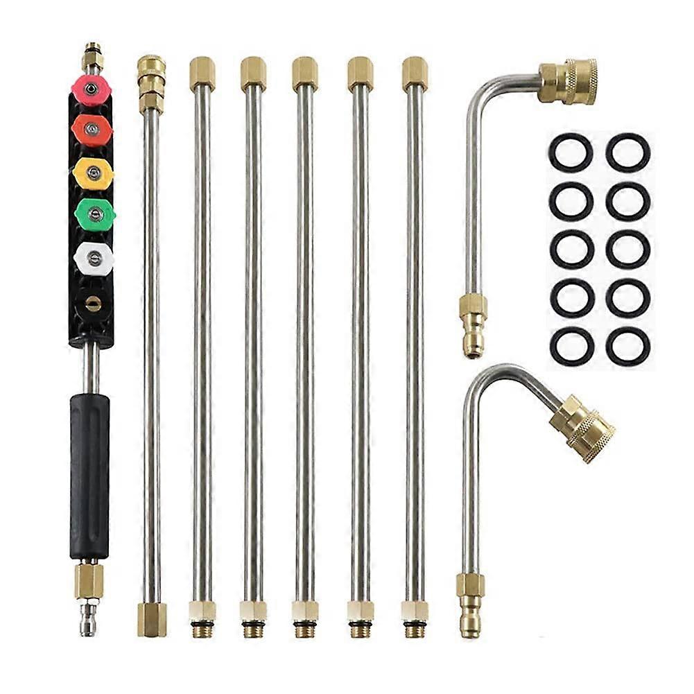 Pressure Washer Extension Rod, 4000 PSI Telescopic Replacement Lance For Roof And Window Washing