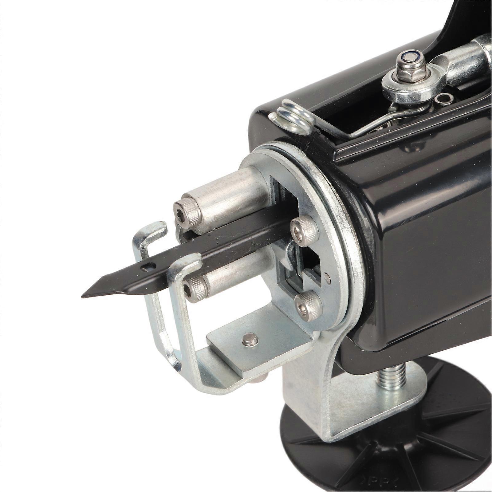 Carpet Tufting Tool Black 5 to 40 Stitches/S Adjustable Handle Easy Operation Carpet Weaving Machine for DIY 100‑240V EU Plug