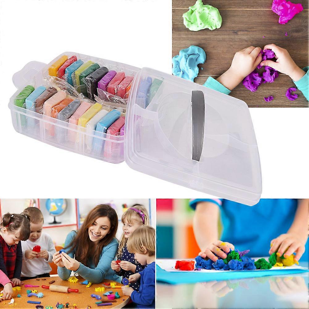 Multiple Color Soft Polymer Clay DIY Craft Modeling Colored Clay Kid Toy (Type C)
