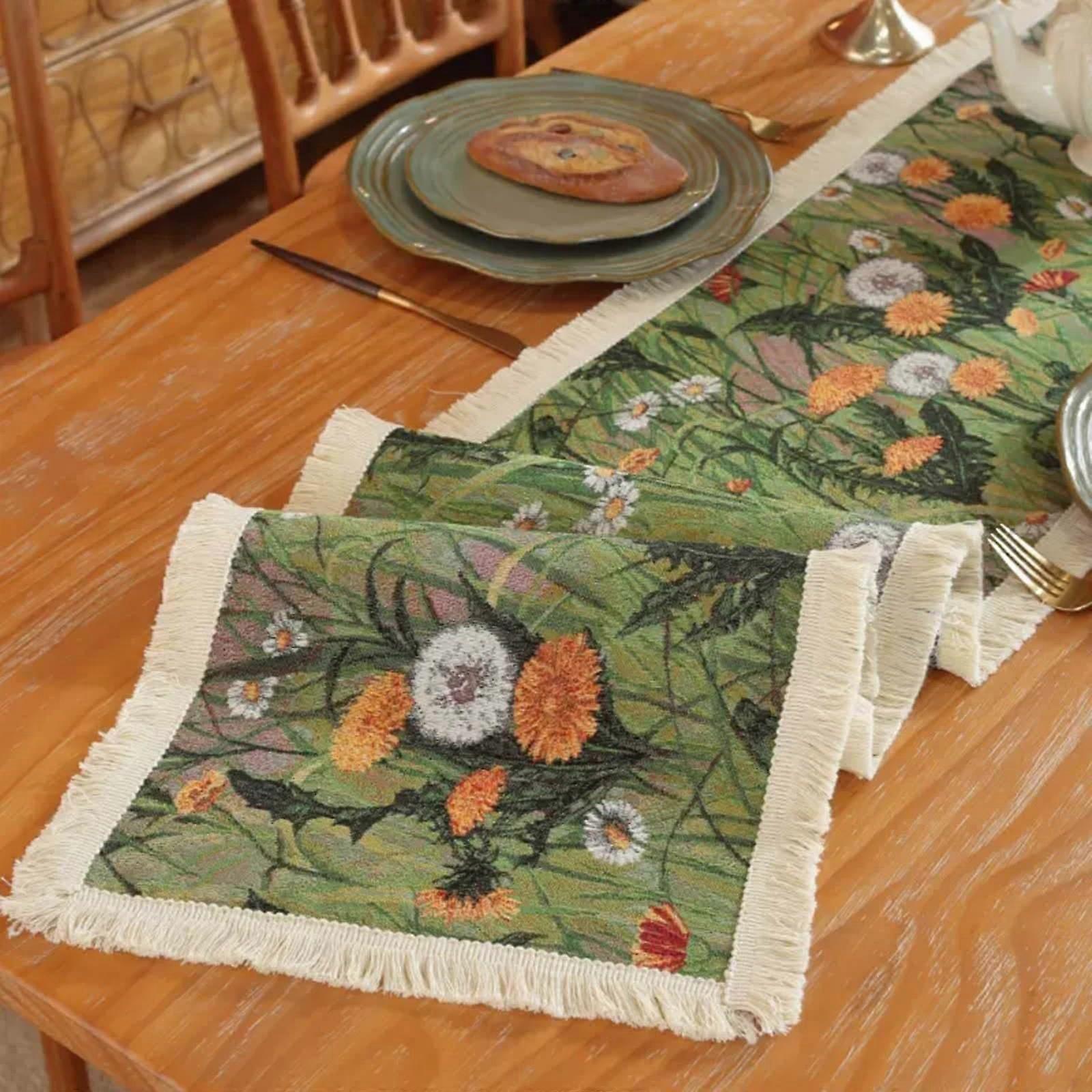 Vintage Tablecloths Table Runner Long Household CH 30 x 280 cm For Daily Use Or Celebrations