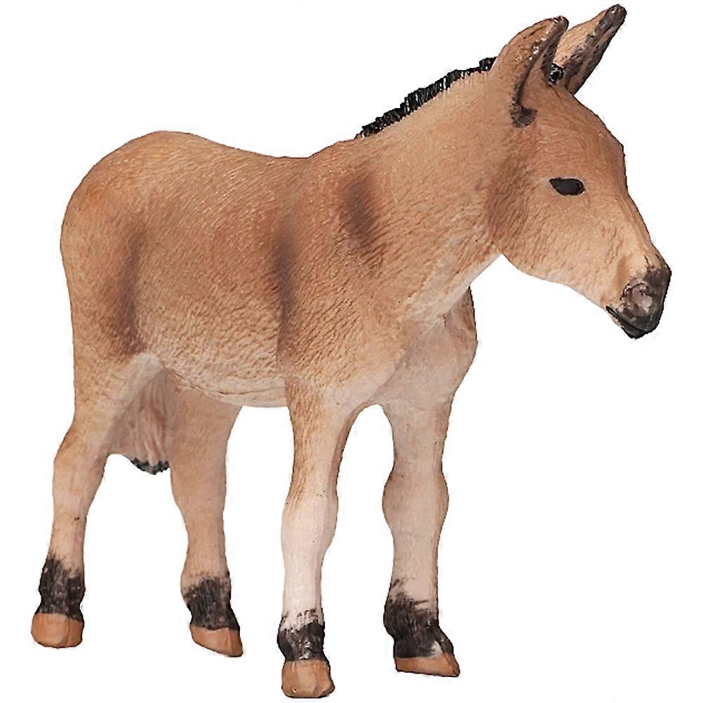 Donkey Model Desktop Donkey Statue Solid Donkey Model Standing Donkey Toy Kids Donkey Toy