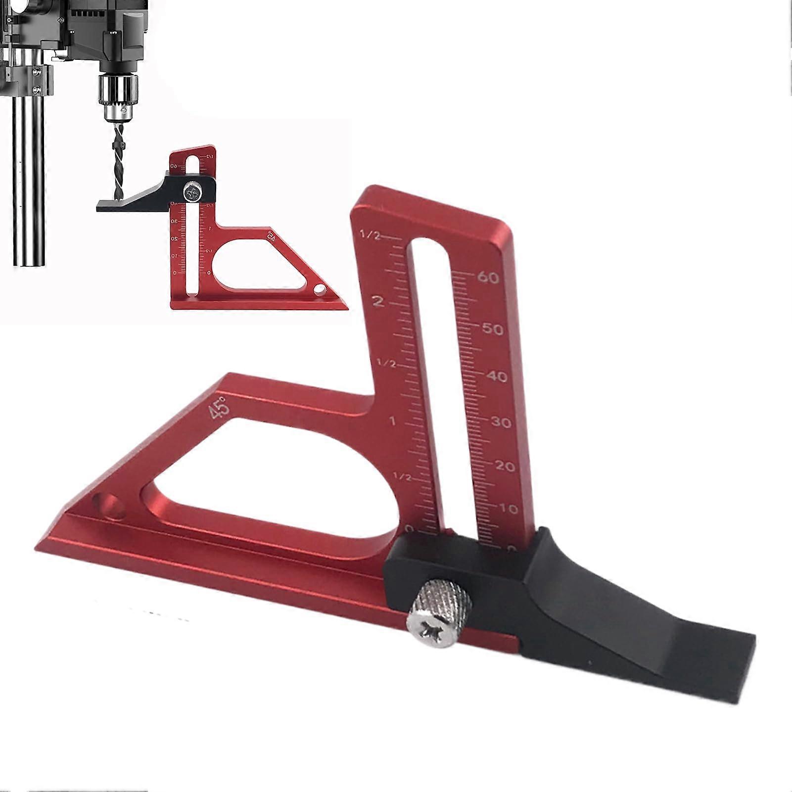 Height Gauge For Woodworking Adjustable Measuring Adapter For Routers Aluminum Alloy For Furniture Making Carpentry