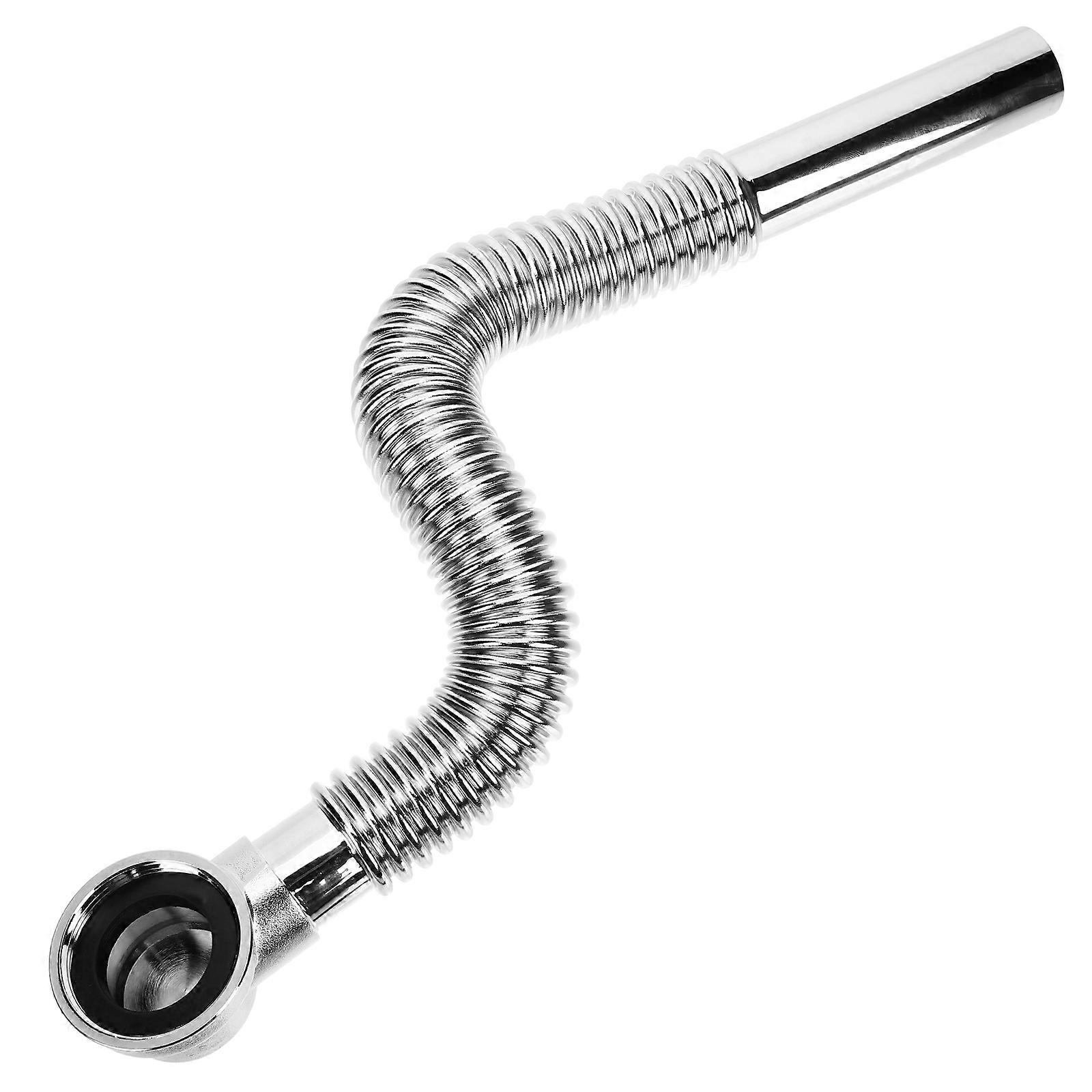 Bathtub Flexible Drain Pipe Durable Copper 1Pack For Hotel Use Convenient Drainage Solution Easy Install