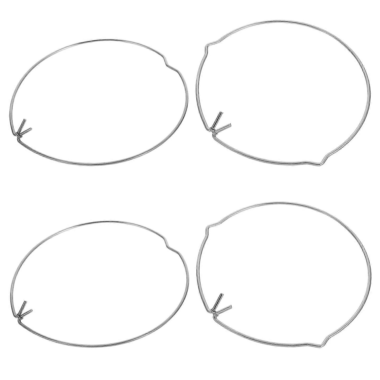 Lamp Retaining Spring Clips for Lamp with 4Pcs Replacement Downlight Fixing Rings