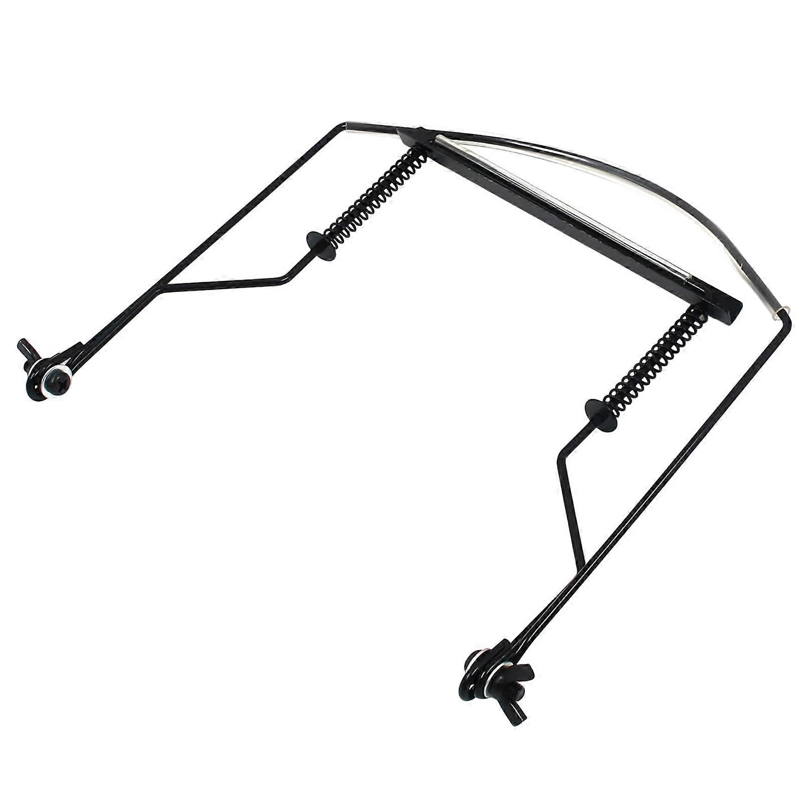 10-Hole Adjustable Metal Harmonica Rack for Adults | Scratch-Resistant Neck Support with Stable Base for Guitar or Keyboard Players