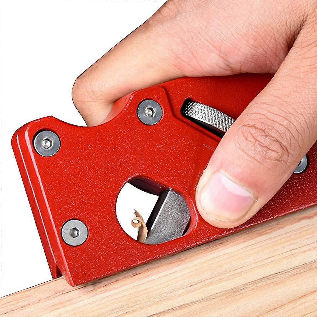 BBGS Woodworking Edge Corner Planer 45-Degree Beveling Tool, Portable Hand Planer For Beveling And Trimming Wood, Red