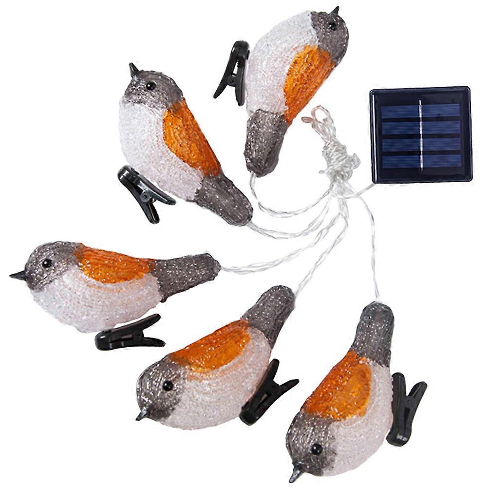 Hanging LED Lights Robin Shape For Courtyard Use 1 Set Low Consumption Warm Atmosphere