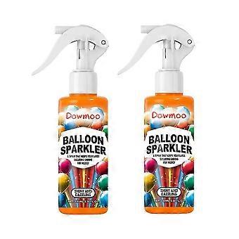 2x Ballon Spray Shine Spray für Ballon 100ml Glow Balloons Spray No Drips Balloon Brightener Spray Precise Mist to last and shine