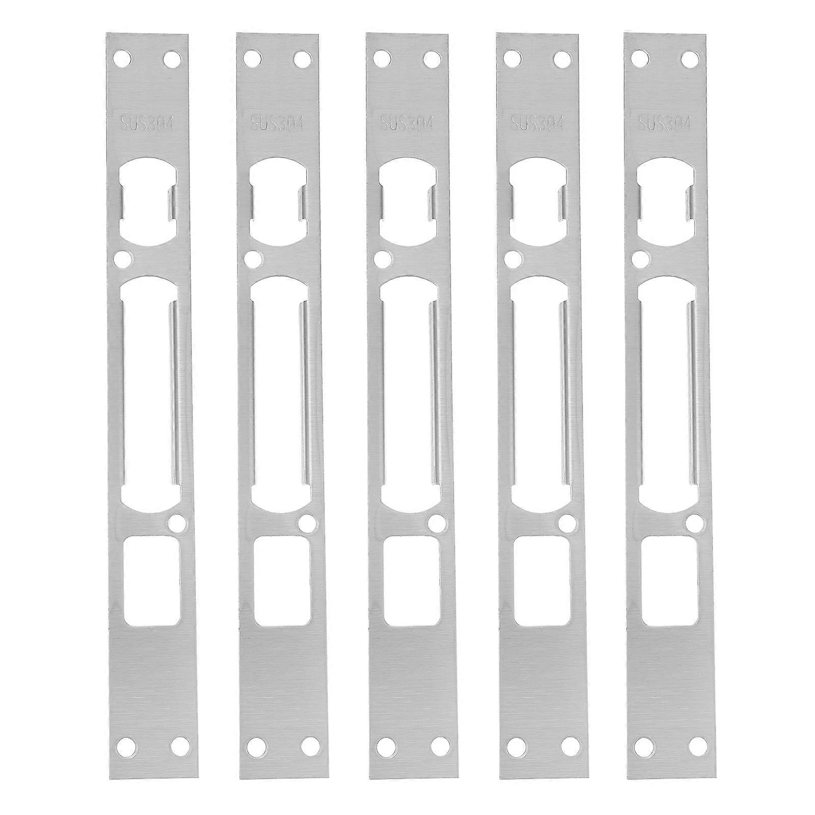 Reinforced Strike Plate Protect Weak Points Door Lock Security Plate Thick Workmanship 5Set