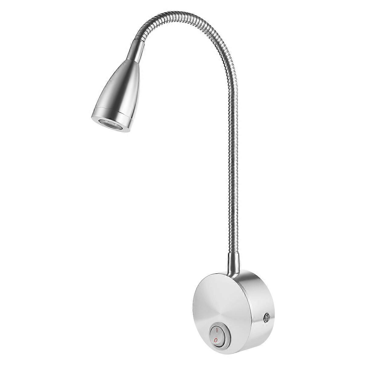 ROSENICE 1PC AC 85 265V 3W 360 Degree Flexible Arm LED Wall Light Reading Light Bedside Lamp Warm White