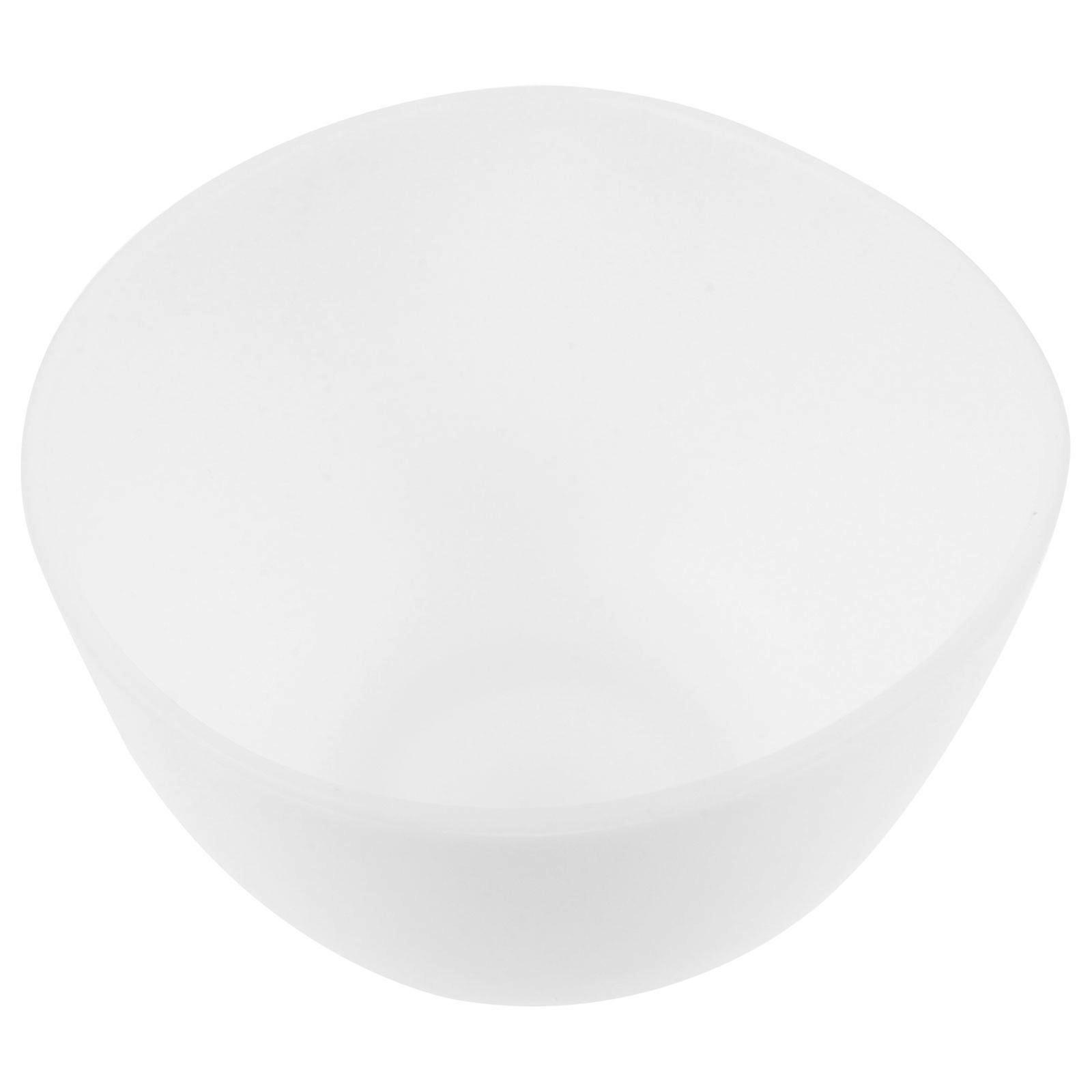 White Silicone Bowl for Storage and Seasoning 8x5cm Odorless AntiDrop Flexible Microwave Safe
