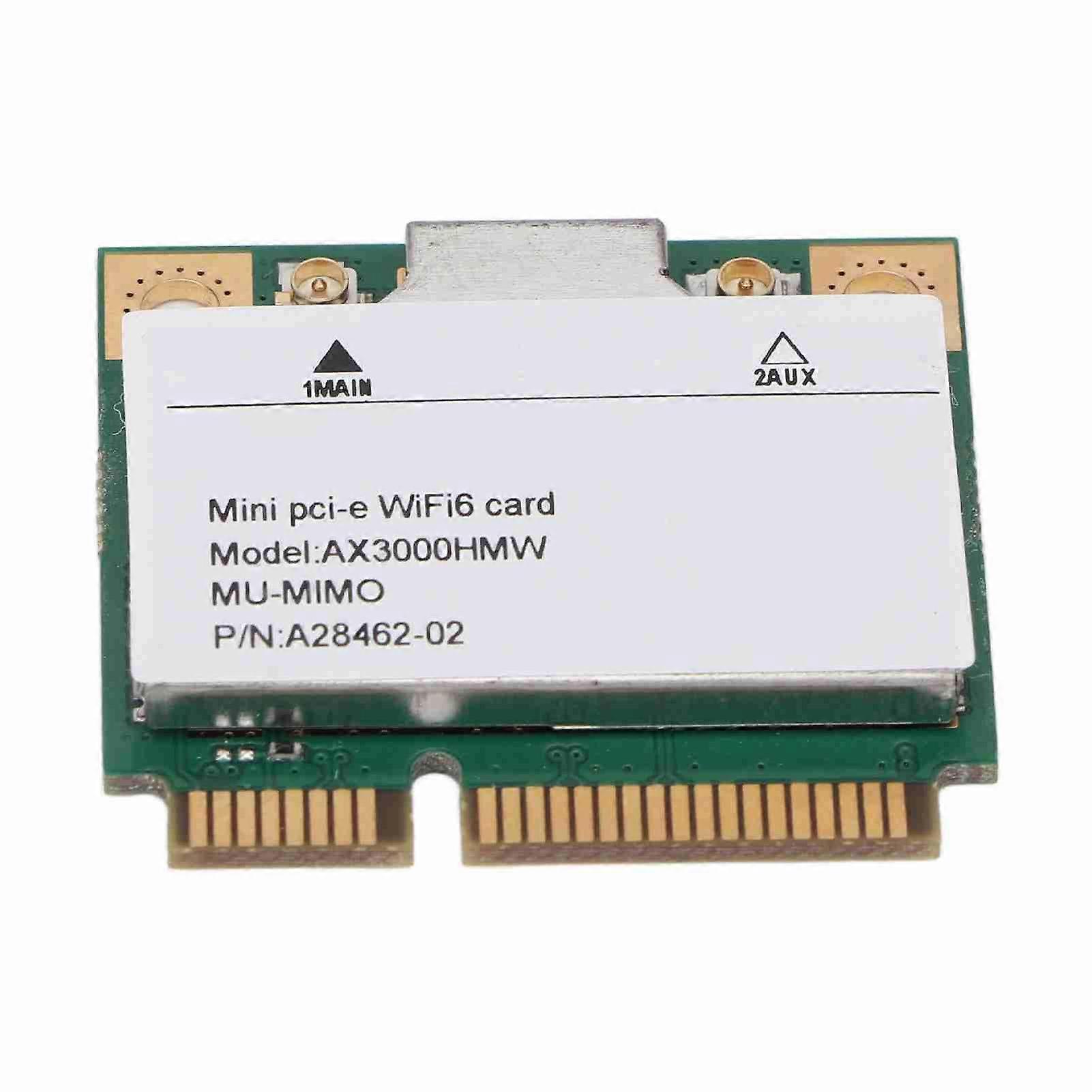 Mini PCIE Network Card Wifi6 3000Mbps High Speed Wireless Wifi Card 802.11ax/ac 2.4G 5Ghz Network Card Adapter 