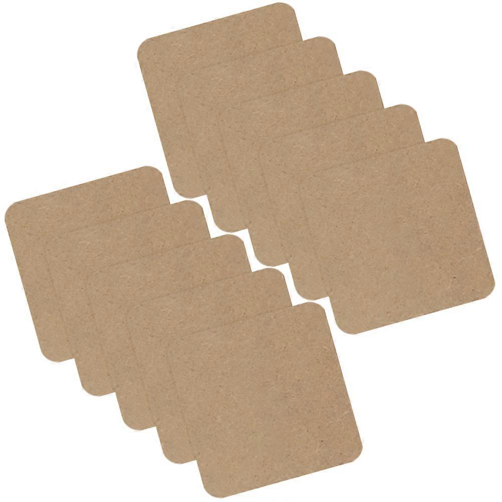 10pcs Lightweight Clay Crafting Boards for DIY Art & Projects – Elegant Wood Pottery Tools for Creative Crafting