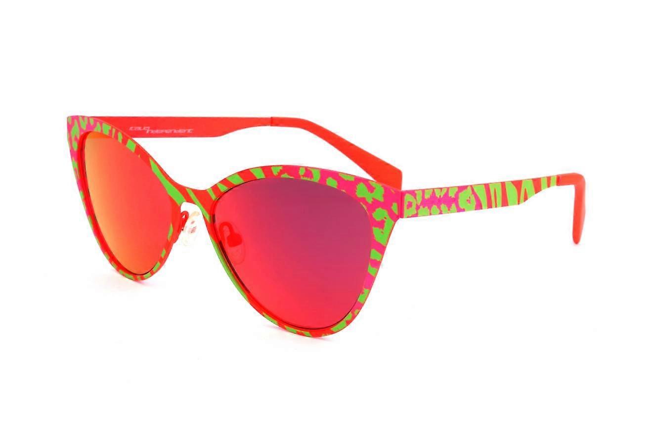 Okulary przeciwsłoneczne Italia Independent I I MOD METAL 022 055.018 POMARAŃCZOWE LED 50/0/0