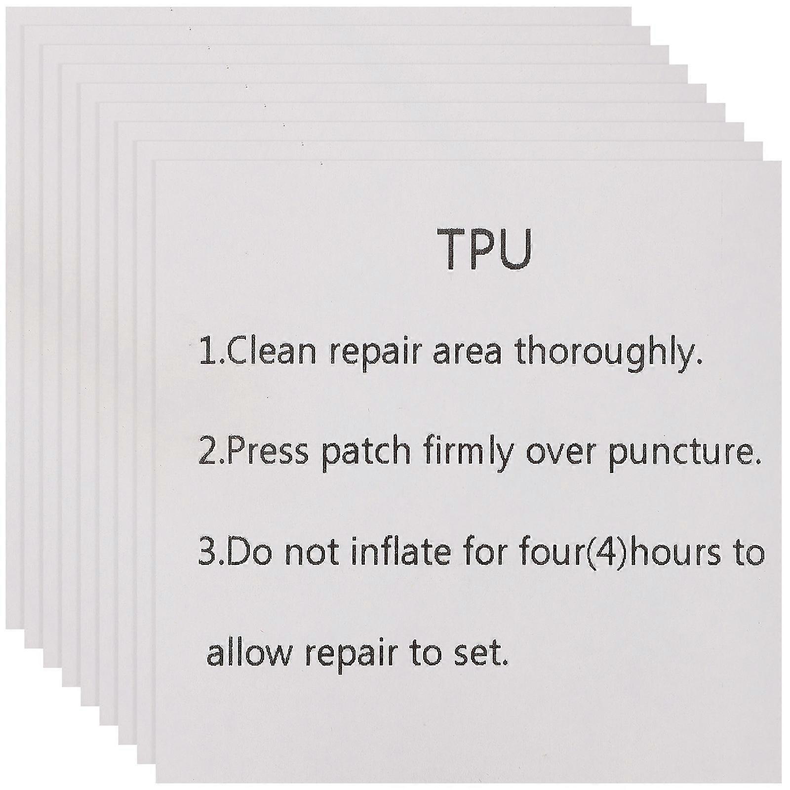 Repair Patches For Inflatables Tpu Waterproof Cold and High Temperature Resistant For Outdoor Activities 10 Sheets