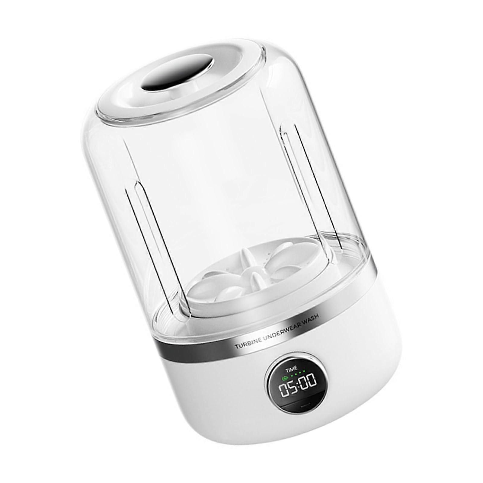 Cordless Mini Washing Machine Powerful Motor Lightweight Compact Size For Underwear And Socks