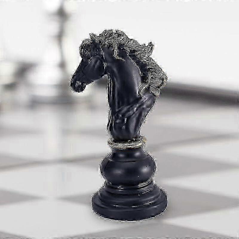 An Elegant Resin Chess Pieces Set, an Ideal for Family Board Games and International Chess with Ornate Chessmen