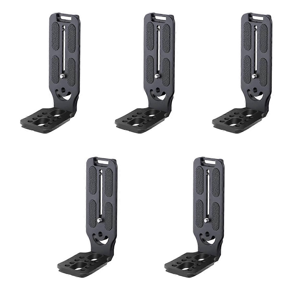 5X DSLR Camera L Bracket Vertical Horizontal Switching Tripod Quick Release Plate for