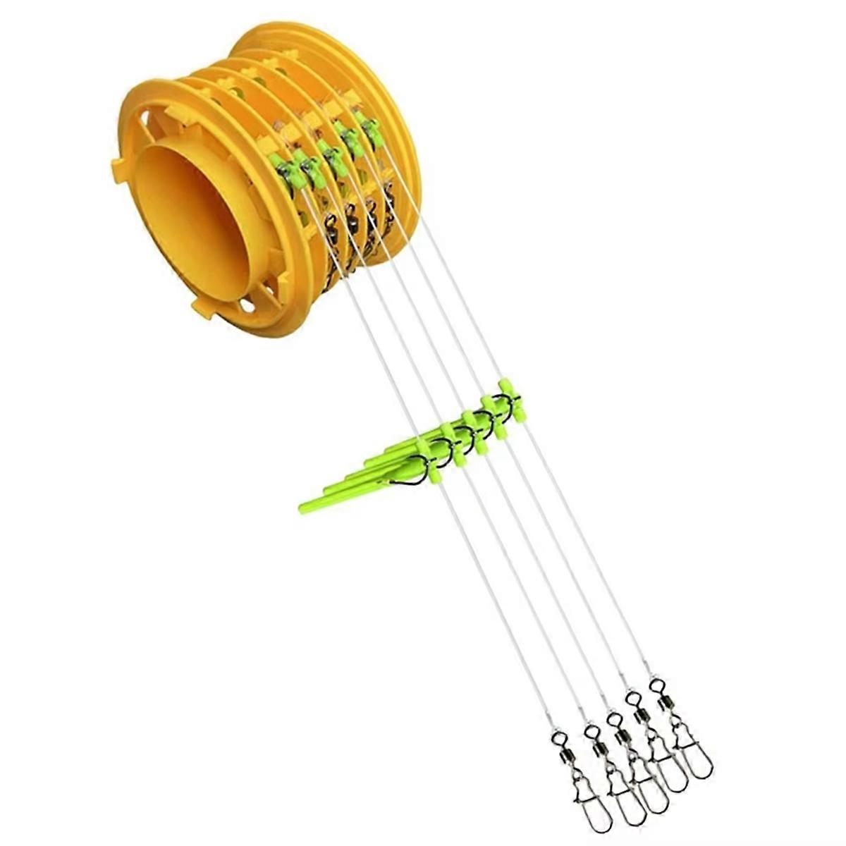 Anti- Fishing Hooks with Organizer Rotating Spinner Fishing Lure Spoon Sequins Metal Hard Bait Wobb