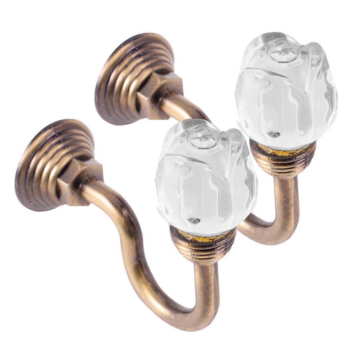 Curtain Tiebacks Wall Hooks Decorative Holdbacks Clothes Hanging Hook for Window
