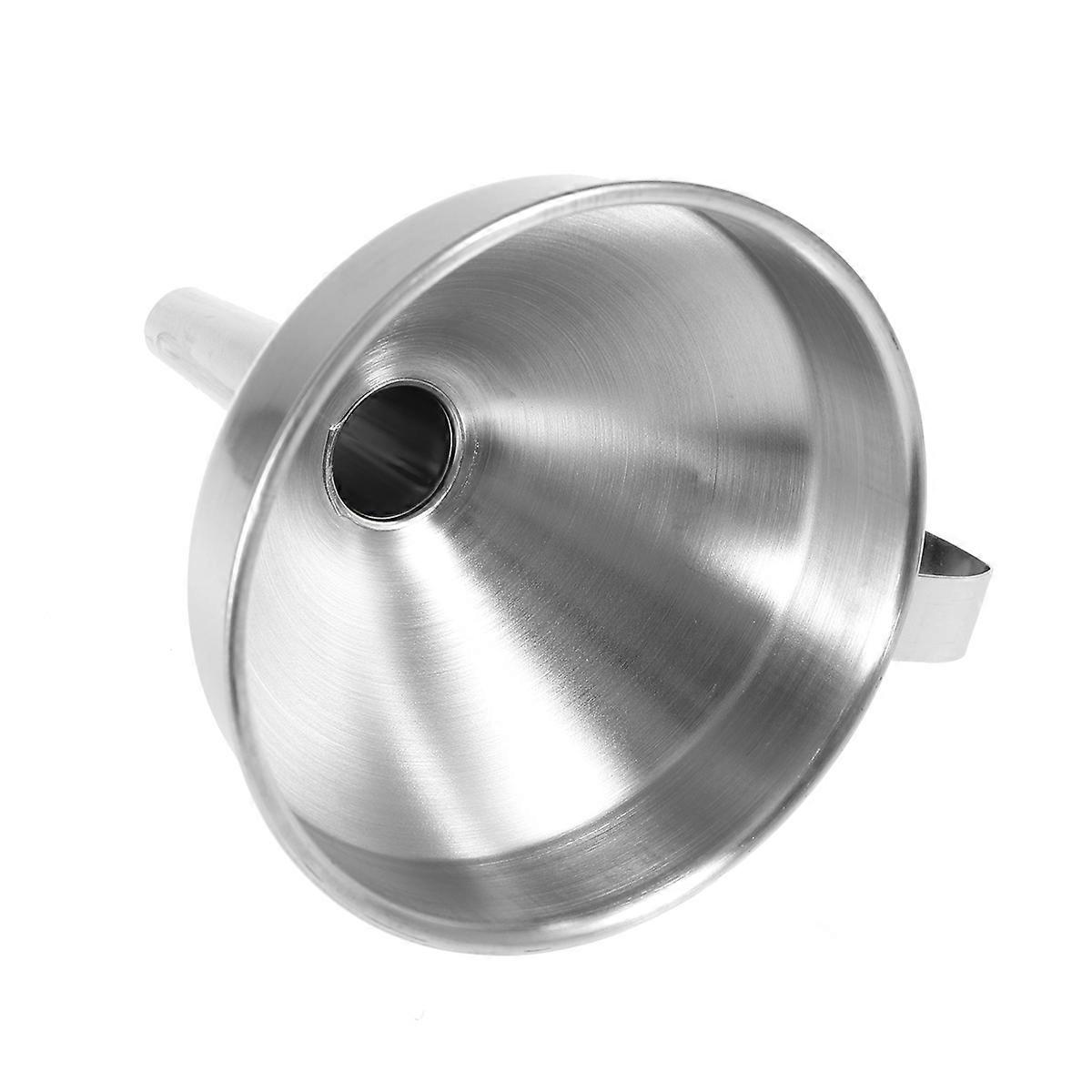 Conical Stainless Steel Funnel For Cooking Enthusiasts In Household Use 11X11X10cm With Liquid Transfer Feature 1Pack