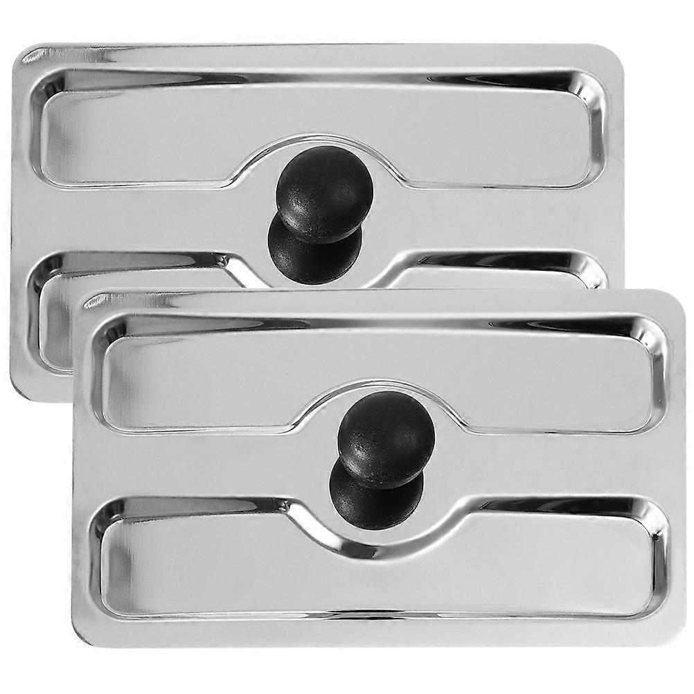 2pcs Toaster Cover Lid for Kitchen Appliances – Protection for Bread Maker Handles – Universal Fit