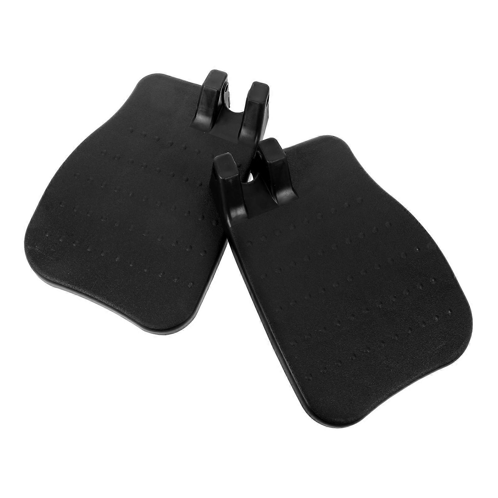Replaceable Wheelchair Footrests Ergonomic Pedals Stable Support Portable Accessory for Wheelchair Users Safe Convenient for Patients