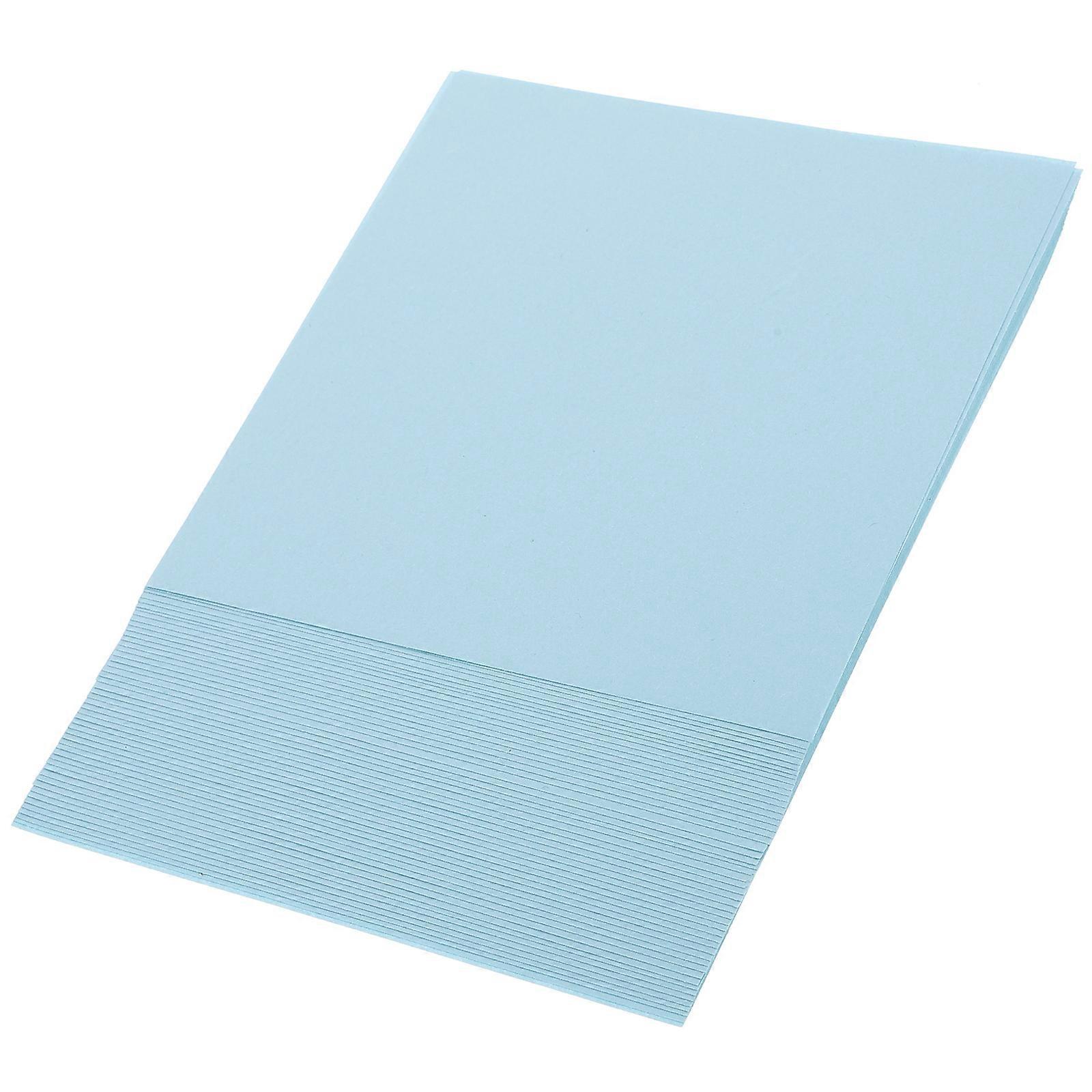 Pudding Wrapping Paper 100 Pcs Crafted For Bakery Users Kitchen Users Blue Square Decorative Bottle Sealing Accessory