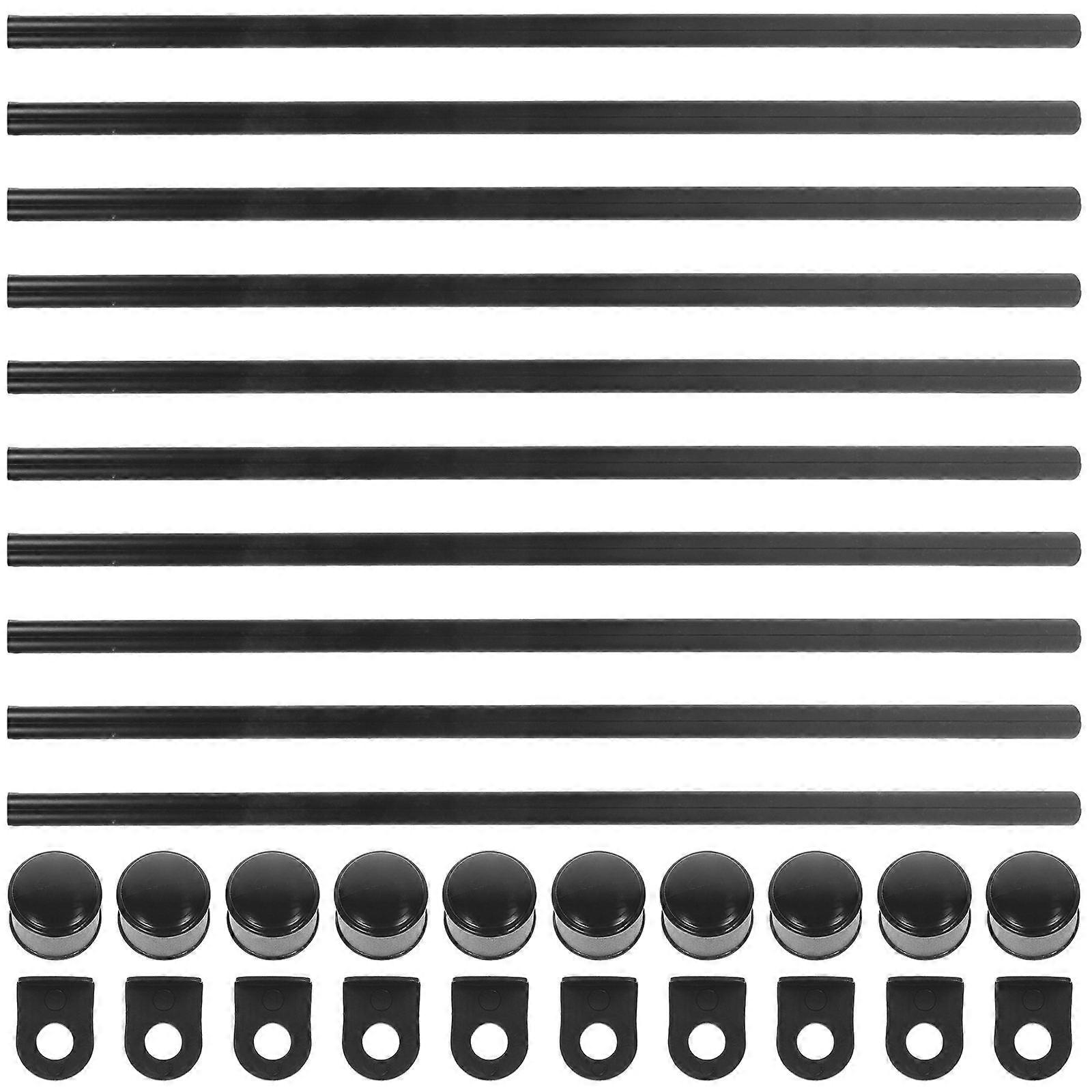 Convenient Painting Hanger Set for Artwork Display – Wall Scroll Frame with Rods, Caps & Hooks for Easy Poster Changes in Home & Event Decor