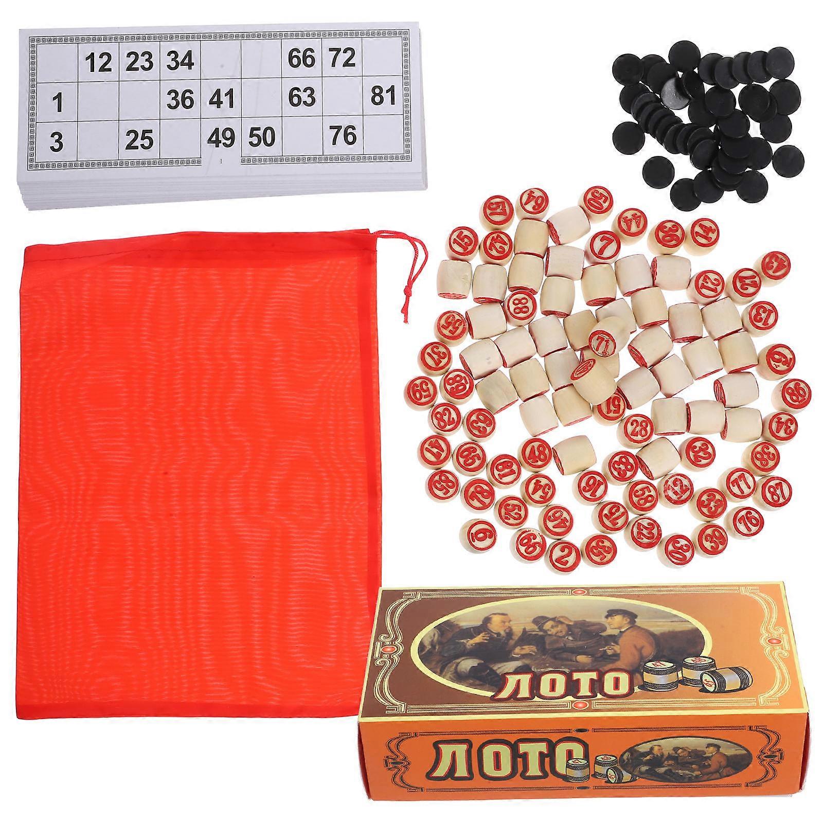 Game Set Wooden Board Game for Parties 1Set Games