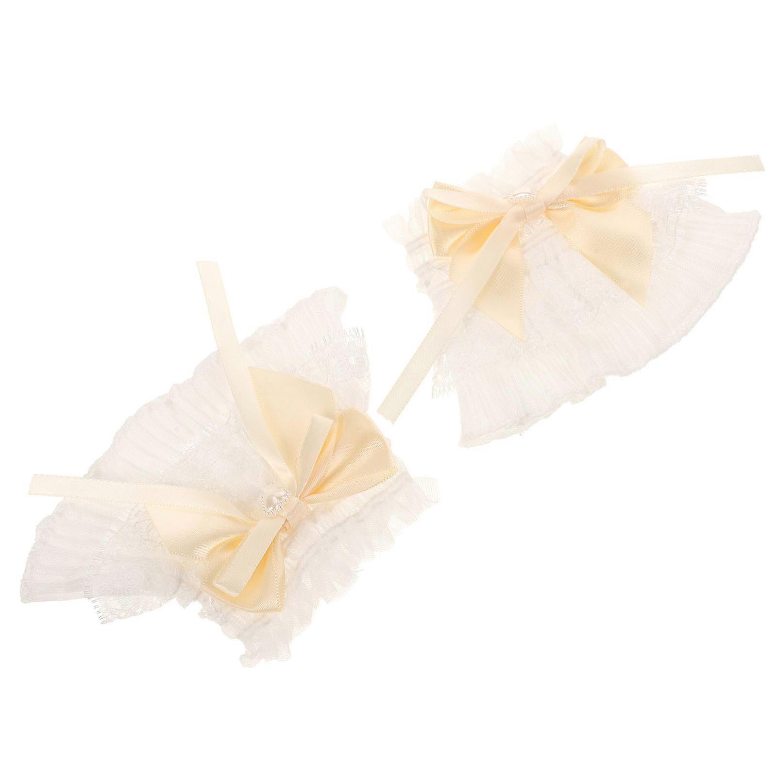 女性用取り外し可能なレーススリーブカフスデイリーウェアファッションスタイル快適な1ペア