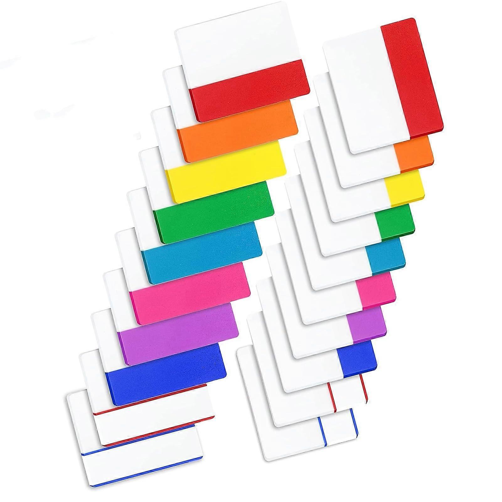 Colored Page Markers And Writable Index Tabs For Office 20 - Multi-Color File Tabs Set
