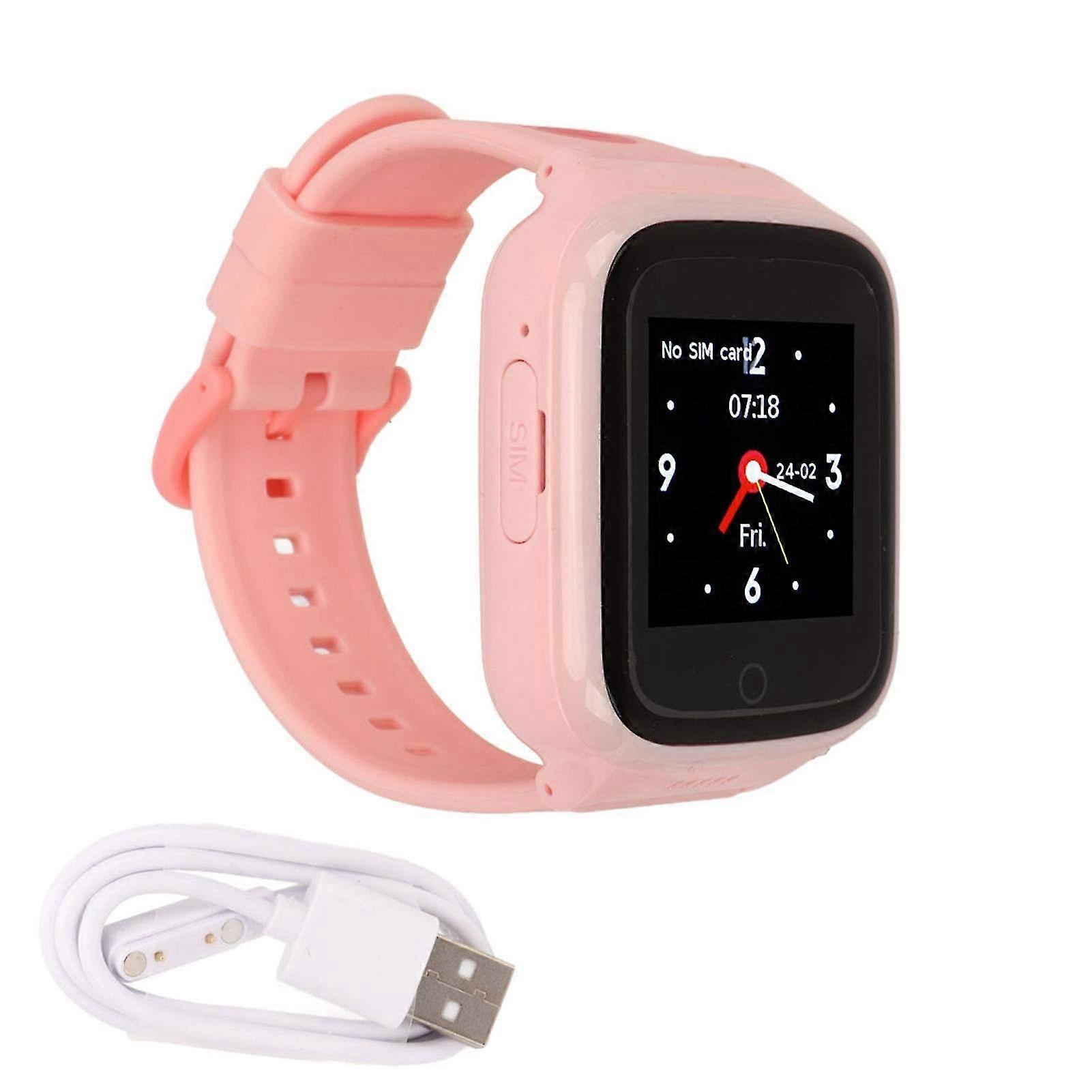 Kids Smartwatch for Boys & Girls - Waterproof Pink Watch with Video Call, Camera, Music Player, Alarm Clock & Pedometer Features