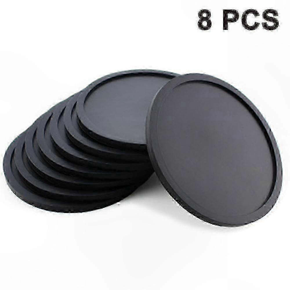 Silicone Coaster Set, 8pcs, BPA-Free Material