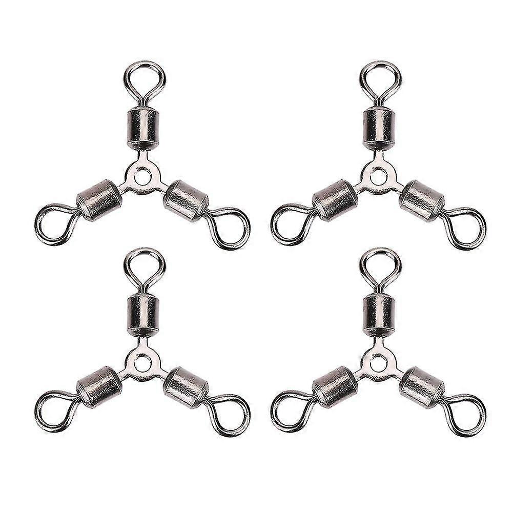 Fishing Swivels,20Pcs/set Durable 3-way Fishing Fishing Swivels Fishing Connectors Best in Class