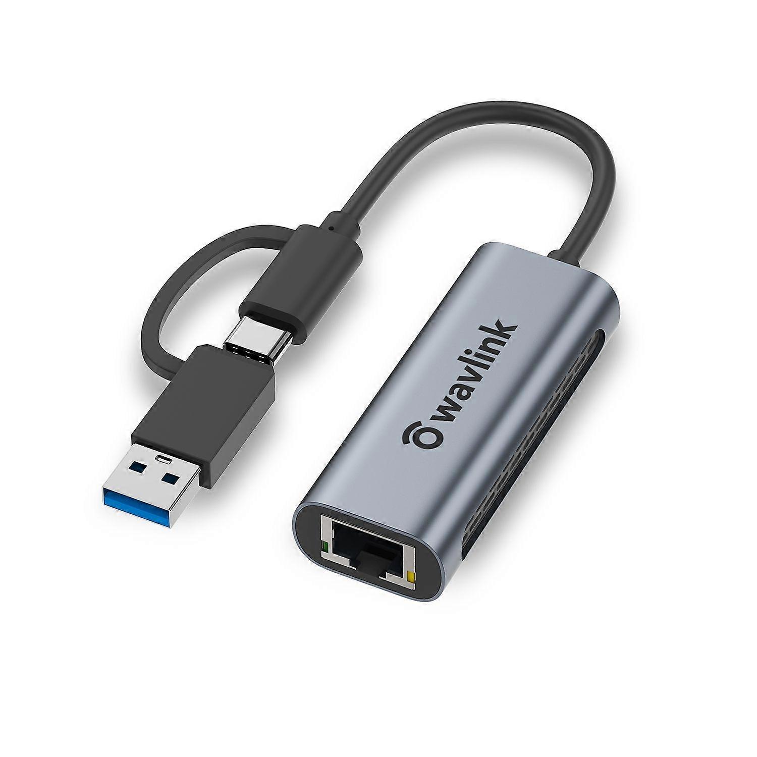 Type-C to 2.5 Network Card RJ45 LAN 2.5Gbps USB3.0 Converter NWU330GCA