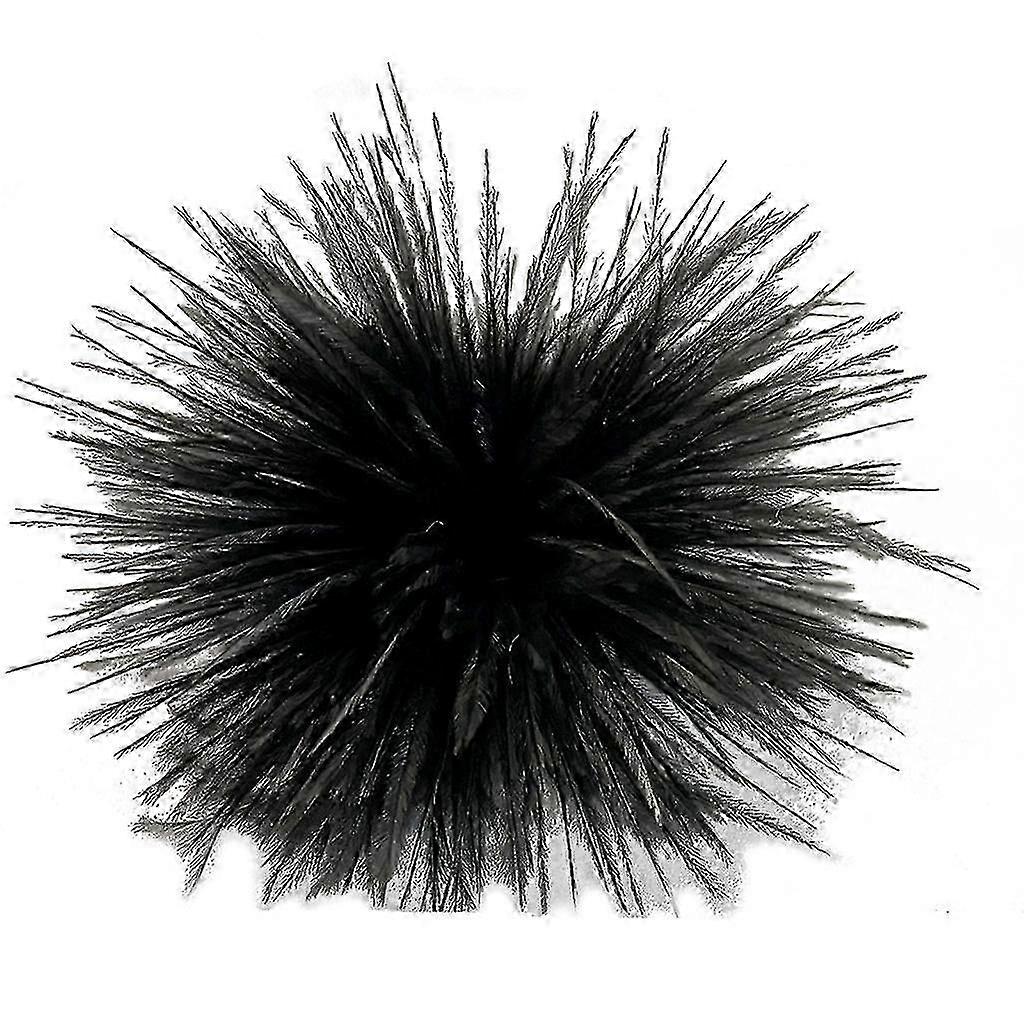 Feather Brooch Feathers Corsages Cloth Decorations Ostrich Feather Material