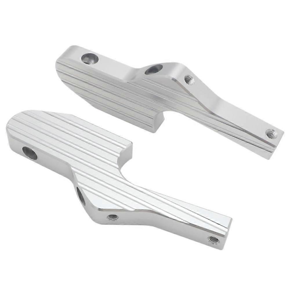 Foot Peg Extensions for Scooter GT GTS GTV 60 125 150 200 250 300 300ie - Silver Compatible with Multiple Engine Sizes