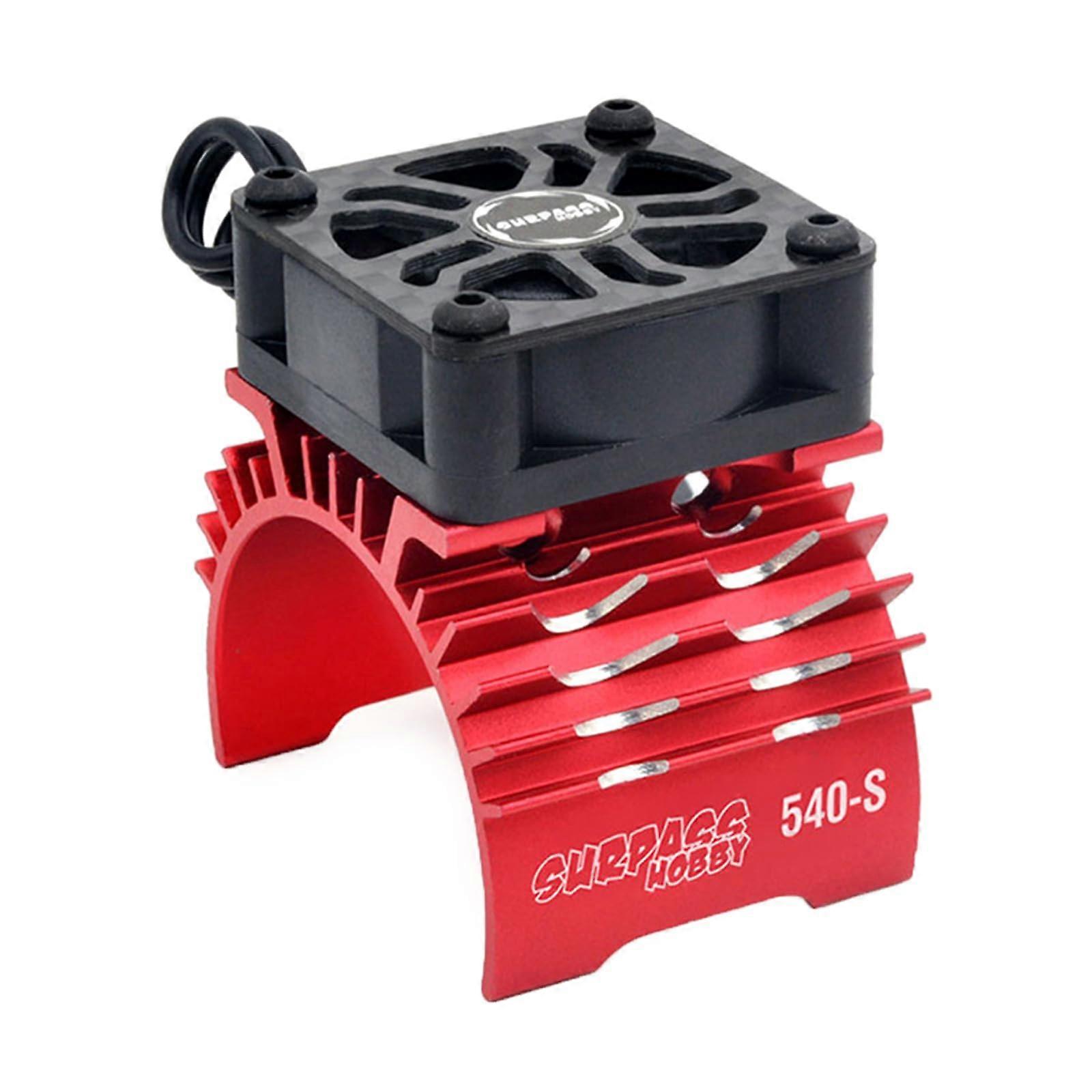 RC Car Brushless Motor Cooling Fan High Speed Heat Dissipation Upgrade Accessory Red 540S