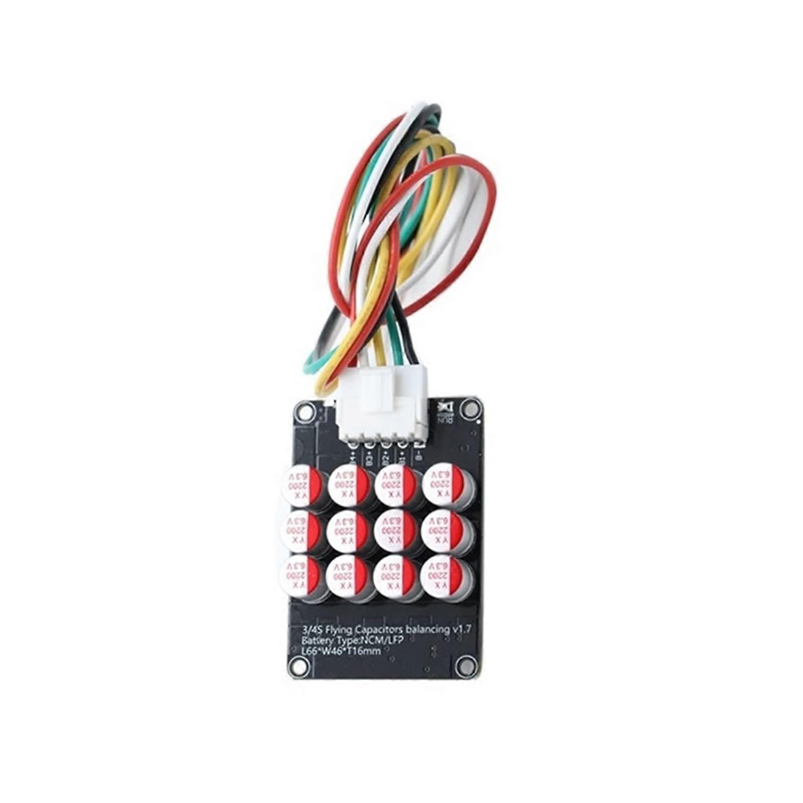 Battery Equalizer 5.5A BMS 4S Active Balancer Board for Li-Ion Lifepo4 LTO Batteries with Capacitor Equalization Features