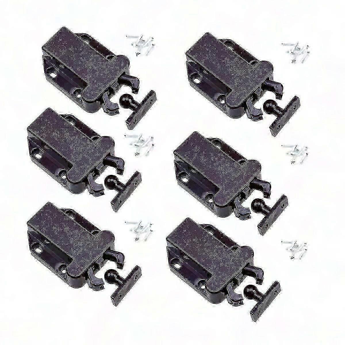 Touch Release Push to Open Door Latch with Catch